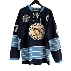 Reebok Pittsburgh Penguins Winter Classic Hockey Jersey Size 50 NHL